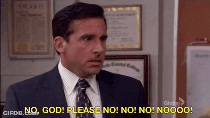 Michael Scott No God Please GIF