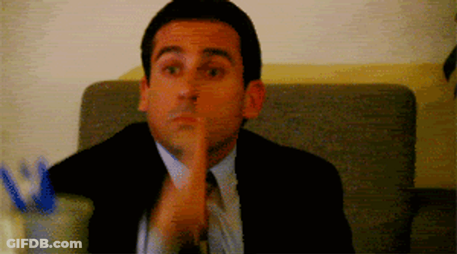 Michael Scott No Hand Gesture GIF
