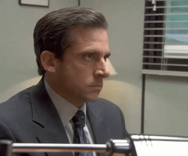 Michael Scott Screaming GIF
