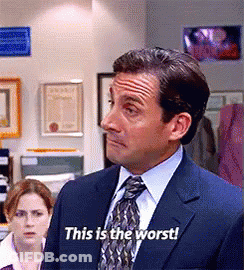 Michael Scott Suit Tie This Is The Worst GIF