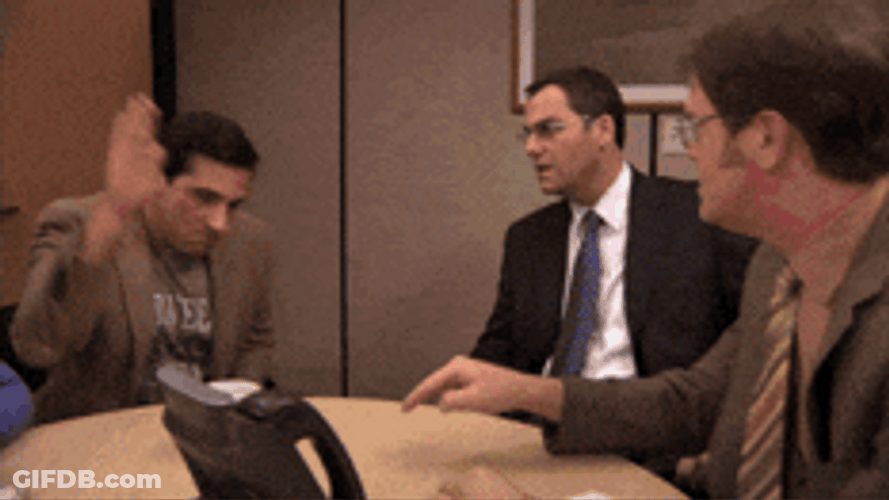 Michael Scott Thank You GIF