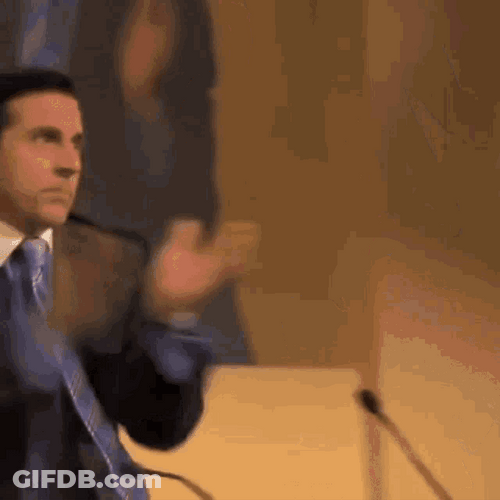 Michael Scott Turning Around GIF