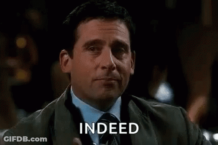 Michael Scott Winking Indeed GIF