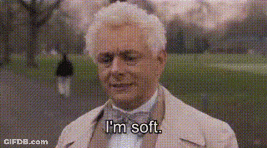 Michael Sheen I'm Soft GIF