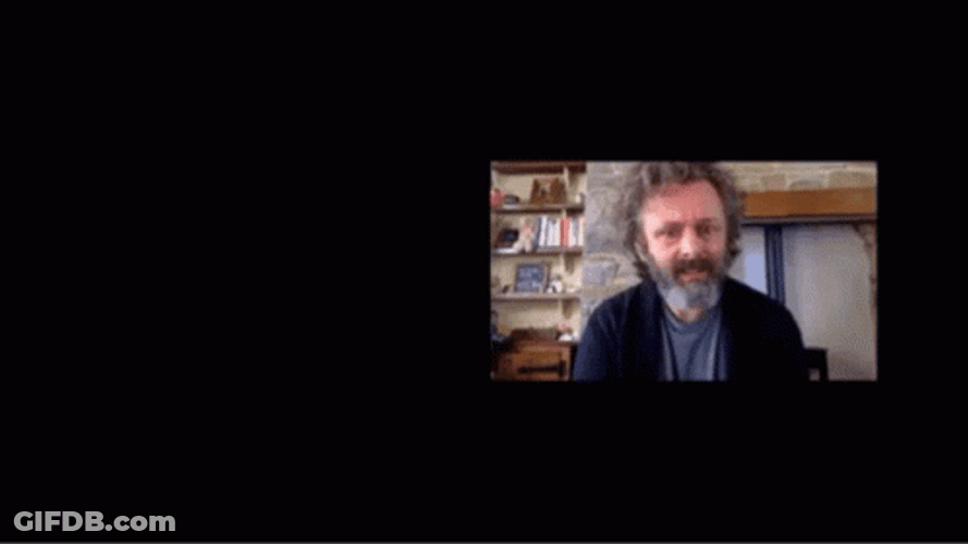 Michael Sheen Staged Reactions GIF