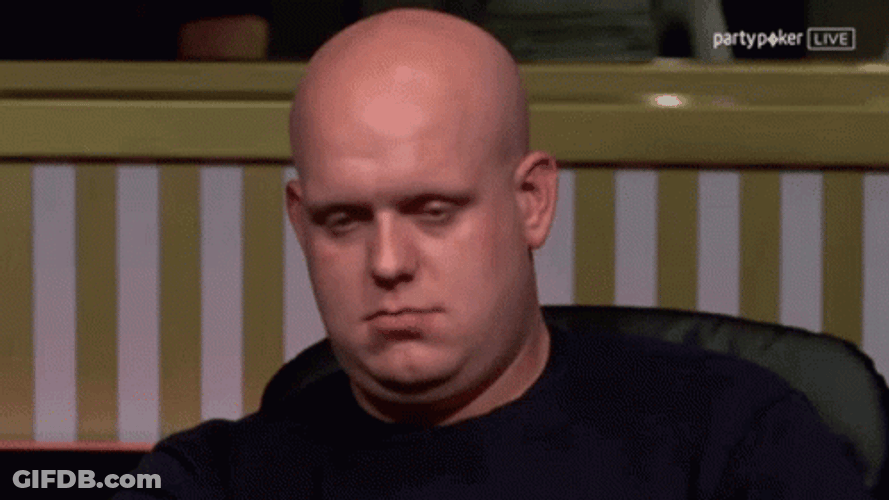 Michael Van Gerwen Poker Face GIF