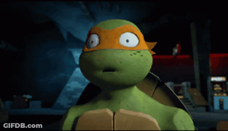 Michelangelo TMNT Brain Blast GIF