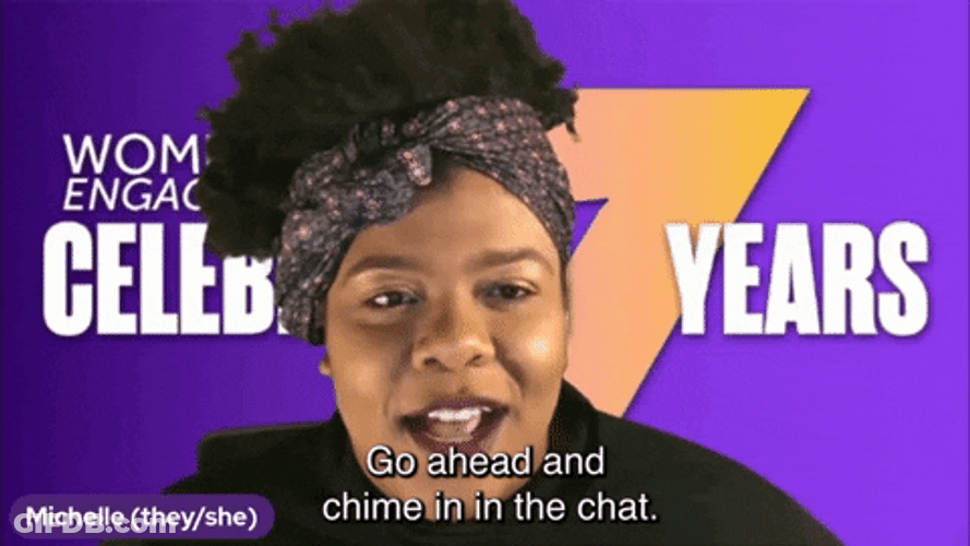 Michelle Engaging Chat Platform GIF