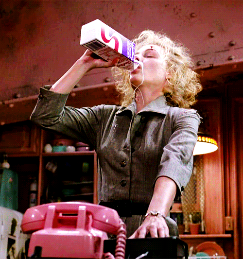 Michelle Pfeiffer Gulping Milk GIF