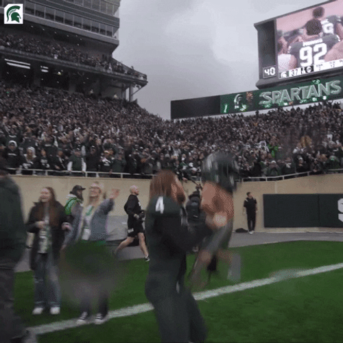 Michigan Football Emotional Celebration GIF