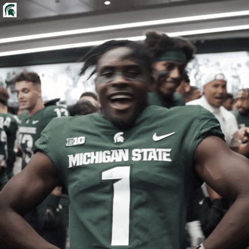 Michigan Football Happy Jayden Reed GIF