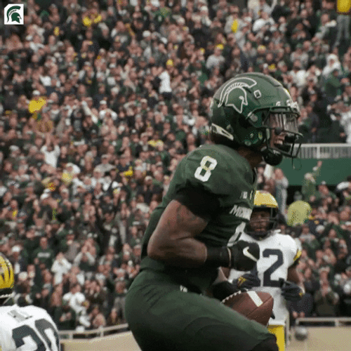 Michigan Football Jalen Nailor Joyful Shout GIF