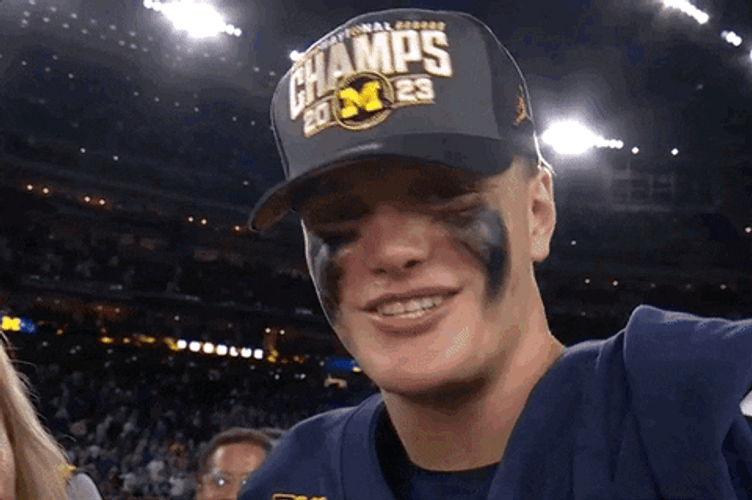 Michigan Football Jj Mccarthy Shouting GIF