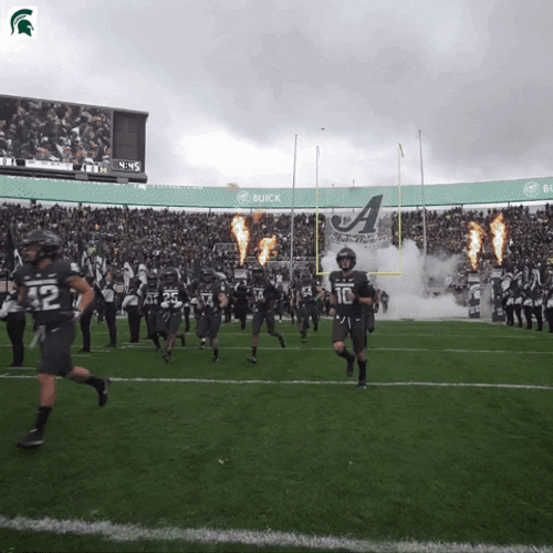Michigan Football Paython Thorne Running GIF