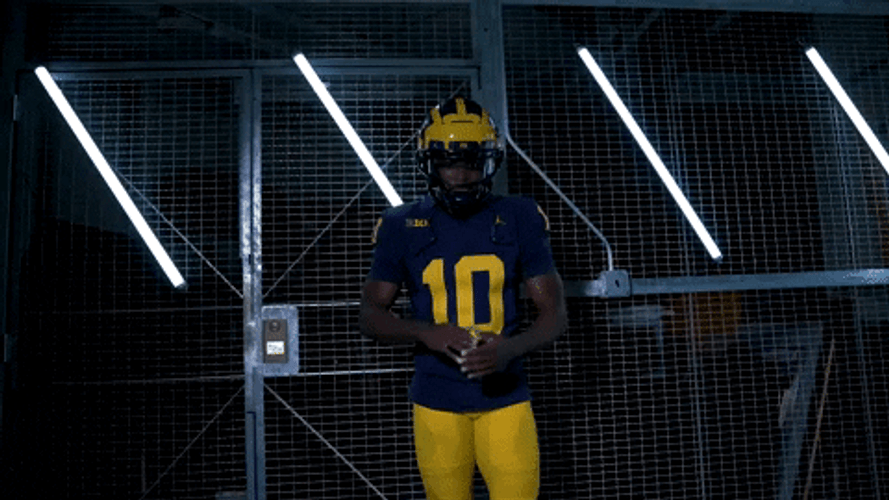 Michigan Football Zeke Berry Clapping GIF