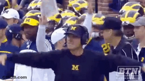 Michigan Vs Penn State Football On ESPN GIF