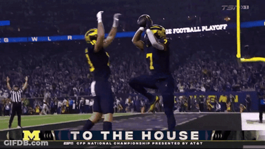 Michigan Wolverines Football Team GIF