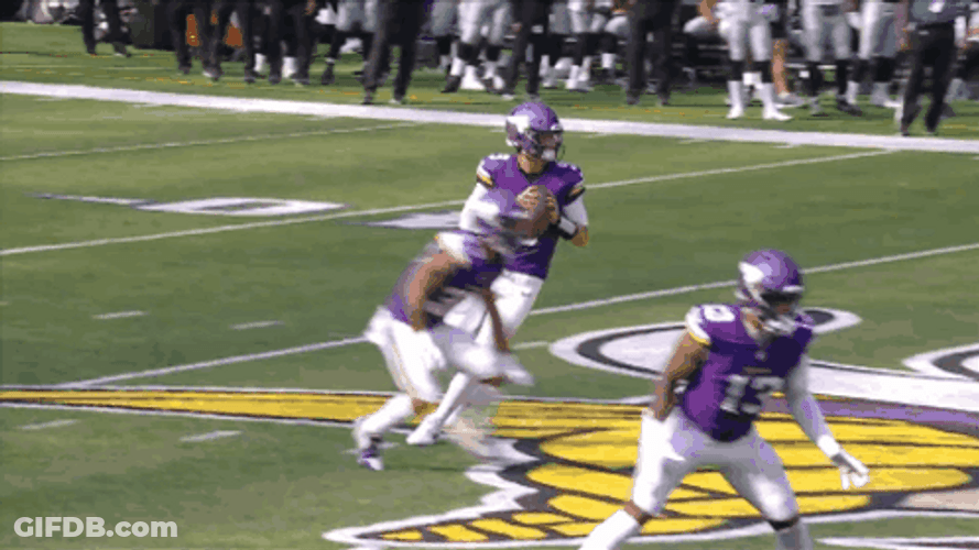 Michigan Wolverines Jj Mccarthy Football Throw GIF