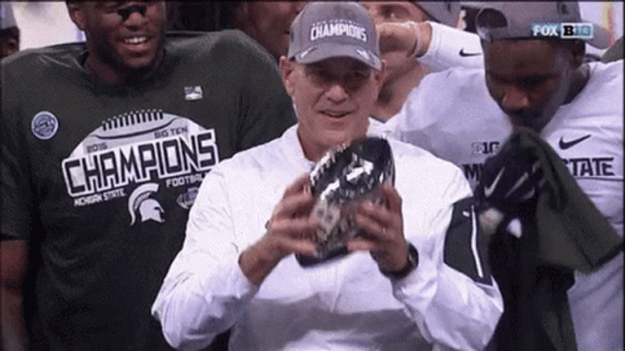 Michigan Wolverines Winning Confetti GIF