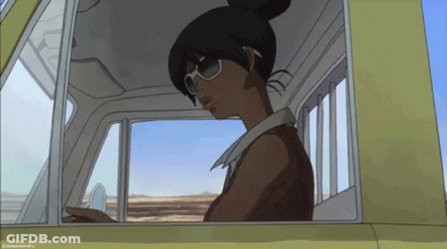 Michiko Malandro Driving Ttuck GIF