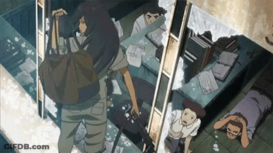 Michiko Malandro Shooting Gun GIF