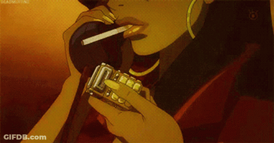 Michiko Malandro Smoke Light Up GIF