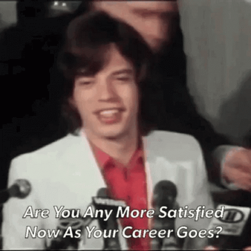 Mick Jagger Are You More Satisfied Now GIF
