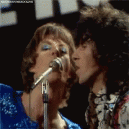 Mick Jagger Richard Duet GIF
