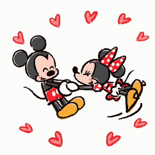 Mickey And Minnie Mouse Love GIF