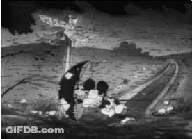 Mickey Mouse And Minnie Mouse Sitting On Crescent Moon GIF