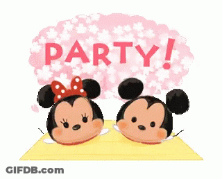 Mickey Mouse And Minnie Mouse Standing GIF