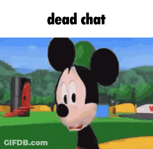 Mickey Mouse Dead Chat GIF