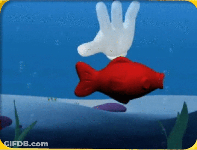 Mickey Mouse Fishing Pluto GIF