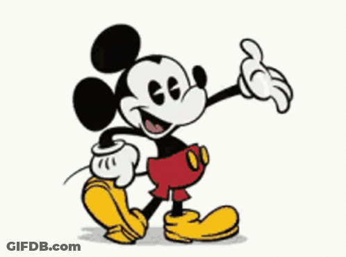 Mickey Mouse Giving Thumbs Up GIF