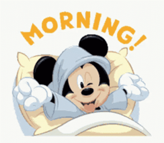 Mickey Mouse Good Morning GIF