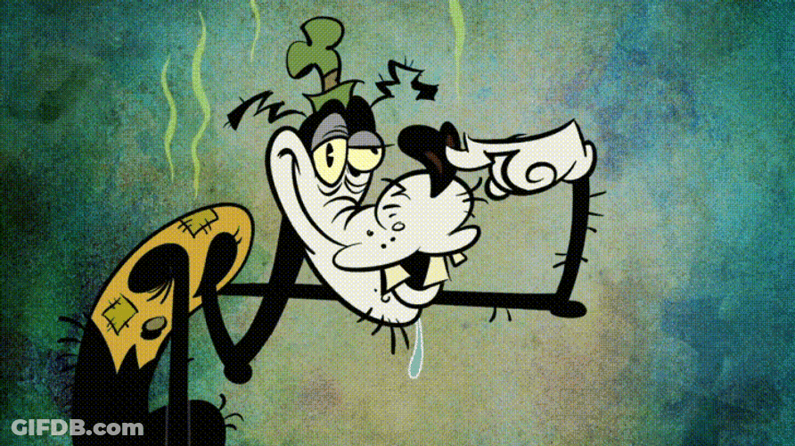 Mickey Mouse Goofy Clogged GIF