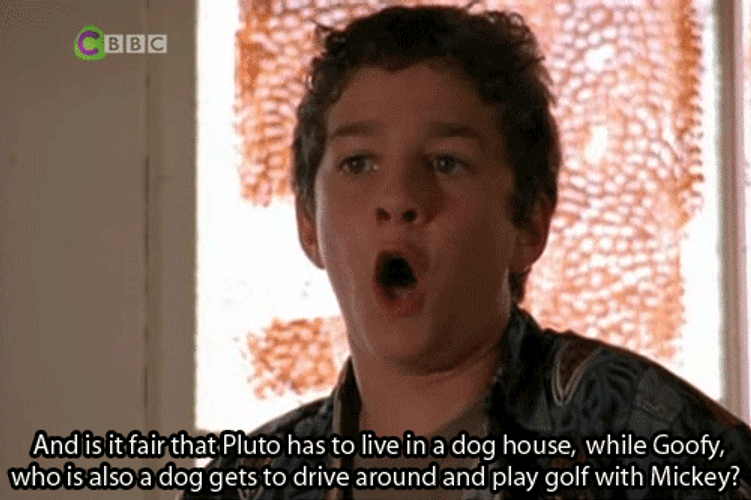 Mickey Mouse Goofy Pluto Shia LaBeouf GIF