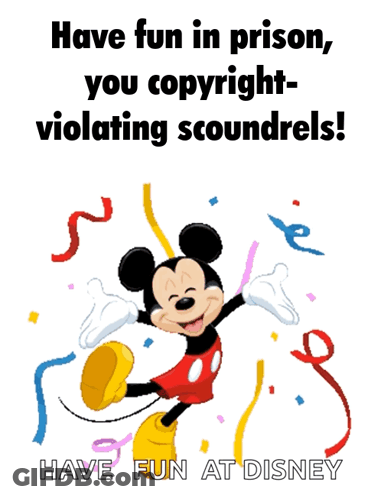 Mickey Mouse Have Fun In Prison GIF