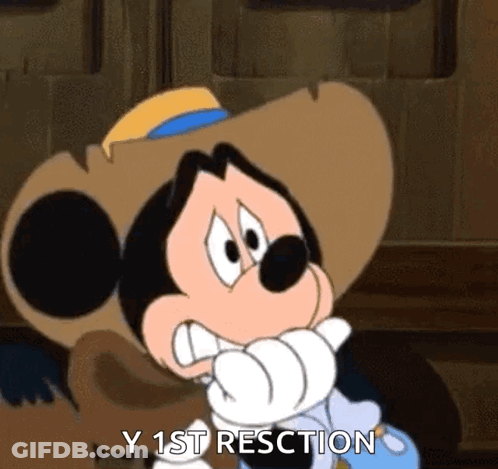 Mickey Mouse In Cowboy Hat Holding Baby GIF