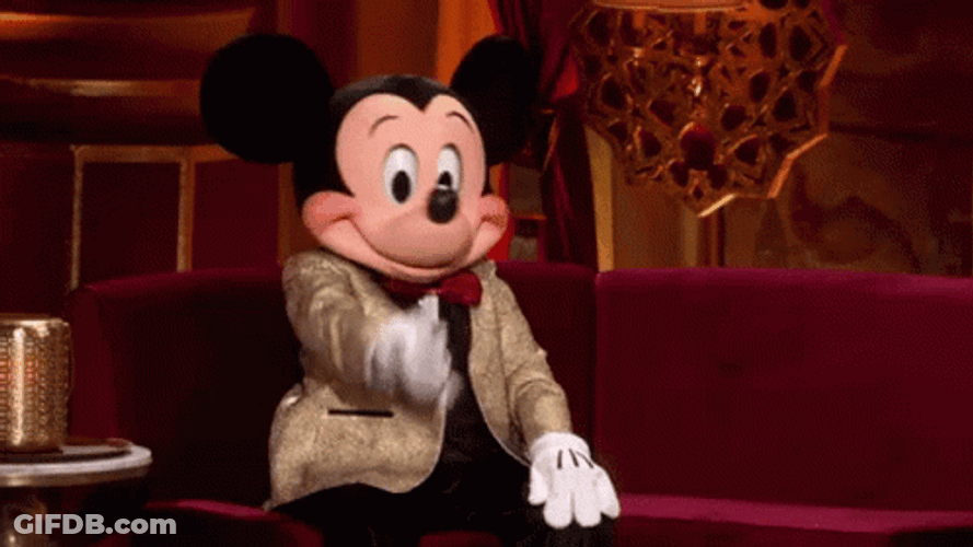 Mickey Mouse Mascot Face Palm GIF
