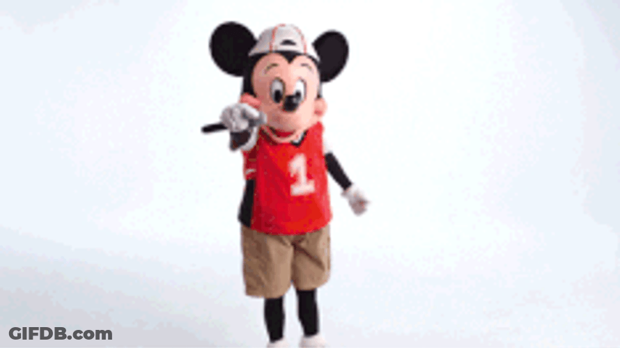 Mickey Mouse Mascot Jersey GIF