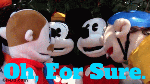 Mickey Mouse Mascots Oh For Sure GIF