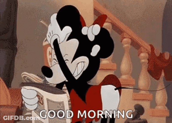 Mickey Mouse Morning Kisses GIF
