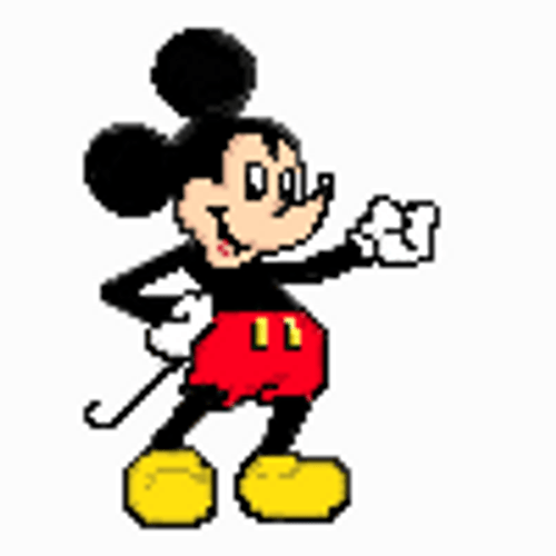 Mickey Mouse Pixel Key GIF