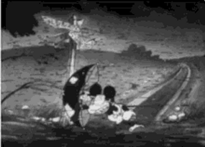 Mickey Mouse Storm Surge GIF