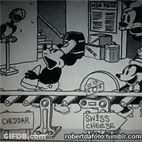 Mickey Mouse Swiss Cheese Meme GIF