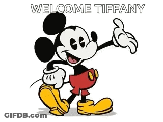 Mickey Mouse Thumbs Up Welcome Tiffany GIF