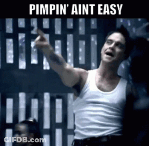 Mickey Mouse Walking Pimpin Ain't Easy GIF