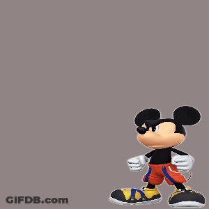 Mickey Mouse Wearing Shoes GIF