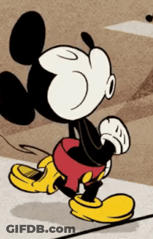 Mickey Mouse Whistling Singing GIF